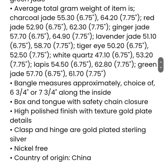 New Real Jade Gold Bangle - Picture 3 of 3